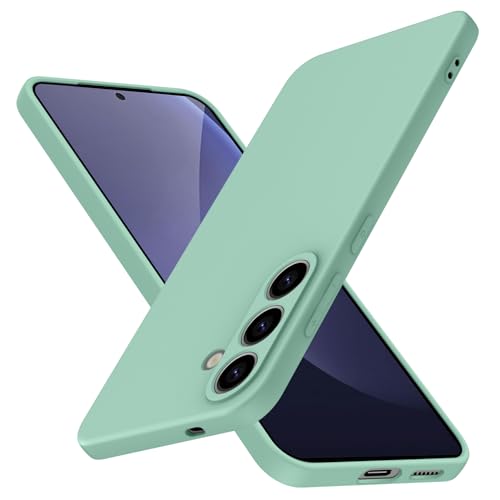 JUNAUTTB JUS01-241 Schutzhülle für Samsung Galaxy S25 Plus, Flüssigsilikon, Rundumschutz, weich, stoßfest, kratzfest, schlanke Passform, langlebig, helles Cyan JUNAUTTB JUS01-241 Schutzhülle für Samsung Galaxy S25 Plus, Flüssigsilikon, Rundumschutz, weich, stoßfest, kratzfest, schlanke Passform, langlebig, helles Cyan von JUNAUTTB