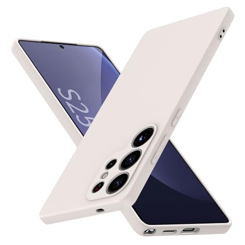 JUNAUTTB JUS01-250 Schutzhülle für Samsung Galaxy S25 Ultra, Flüssigsilikon, Rundumschutz, weich, stoßfest, kratzfest, schlanke Passform, langlebig, Weiß JUNAUTTB JUS01-250 Schutzhülle für Samsung Galaxy S25 Ultra, Flüssigsilikon, Rundumschutz, weich, stoßfest, kratzfest, schlanke Passform, langlebig, Weiß von JUNAUTTB