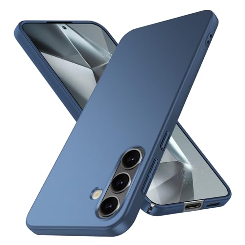 JUNAUTTB JUS13-16 Schutzhülle für Samsung Galaxy S23, ultradünn, matt, Polycarbonat, Hartschale, mit Kameralinsenschutz, einfache, langlebige, schlanke Passform, 15,5 cm (6,1 Zoll), Blau von JUNAUTTB