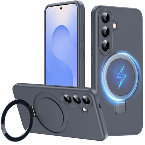 JUNAUTTB JUS24-11 Schutzhülle für Samsung Galaxy S25, schlank, weich, Flüssigsilikon, kompatibel mit Magnetverschluss, mit Ringhalter, für Galaxy S25, stoßfest, schmale Passform, langlebig, 15,7 cm JUNAUTTB JUS24-11 Schutzhülle für Samsung Galaxy S25, schlank, weich, Flüssigsilikon, kompatibel mit Magnetverschluss, mit Ringhalter, für Galaxy S25, stoßfest, schmale Passform, langlebig, 15,7 cm von JUNAUTTB