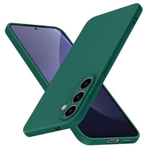 JUNAUTTB Schutzhülle für Samsung Galaxy S25 Plus, Flüssigsilikon, Rundumschutz, weich, stoßfest, kratzfest, schlanke Passform, langlebig, Armeegrün JUS01-240 JUNAUTTB Schutzhülle für Samsung Galaxy S25 Plus, Flüssigsilikon, Rundumschutz, weich, stoßfest, kratzfest, schlanke Passform, langlebig, Armeegrün JUS01-240 von JUNAUTTB