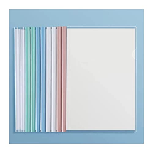ordner A4-Deichselordner, transparenter Trolley-Ordner, gemischte Farben, Datenspeicherordner, verdickter Einband, Programmbindung, Ordnereinsatz, Loseblattordner büro ordner(20 pcs) von JUNCHENG1008