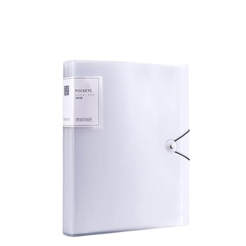 ordner A4 Farbe Transparent Ordner Dokument Große Kapazität Staubdicht Wasserdicht Datei Organizer Score Test PaperHolder Student Datei Datei büro ordner(Transparent) von JUNCHENG1008
