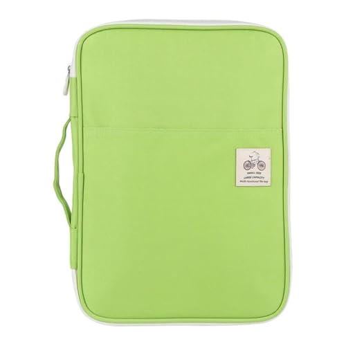 ordner A4-Zubehör, Federmäppchen, Aufbewahrungstaschen, Dokumententasche, Aktenordner, Portfolio-Organizer, Computer, Notebook, Reißverschlussetui, Schule, Büro büro ordner(Green) von JUNCHENG1008