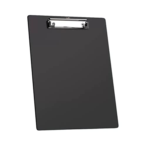 ordner Verdickte A4-Mappe mit starkem Edelstahl-Clip for Aufhängen an Board-Clip Kunststoff-Datenorganisationsmappe for Schule, Büro und Zuhause büro ordner(Schwarz,1 pack) von JUNCHENG1008