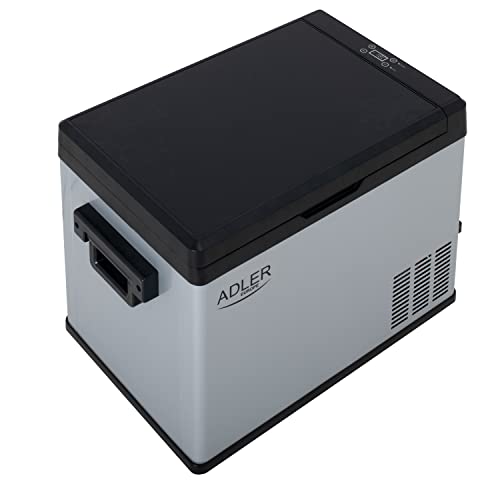 JUNG ADLER AD8081 Mini Kühlschrank/Gefrierfach klein, 40L, Kompressor Kühlbox, Gefrierschrank Minikühlschrank, 2 Anschlüsse (Zigarettenanzünder & Steckdose) LCD Display von JUNG