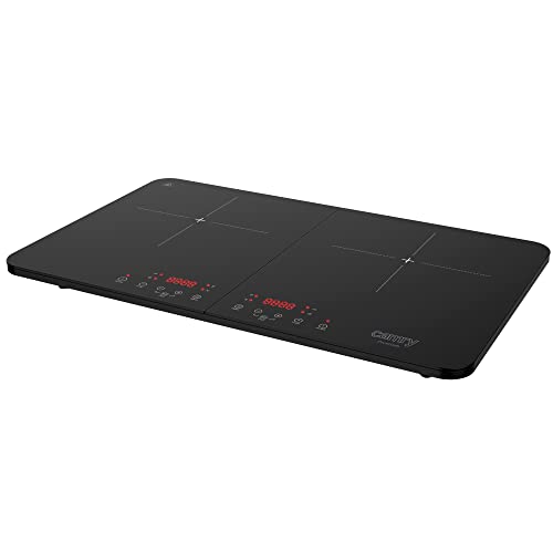 JUNG CAMRY CR6514 Induktionskochfeld 2 Platten 3500W, Induktionskochplatte, Kochfeld Camping Induktionsherd Kochplatte, Timer, Glaskeramik, Topferkennung, 10 Temperaturstufen, Touch Display JUNG CAMRY CR6514 Induktionskochfeld 2 Platten 3500W, Induktionskochplatte, Kochfeld Camping Induktionsherd Kochplatte, Timer, Glaskeramik, Topferkennung, 10 Temperaturstufen, Touch Display von JUNG