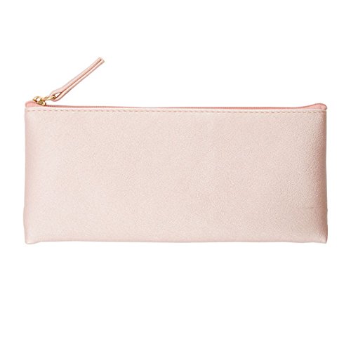 JUNGEN Mäppchen Federmäppchen Bleistiftbeutel Pencil Case Bleistift Damen Kosmetiktüte, Rosa von JUNGEN