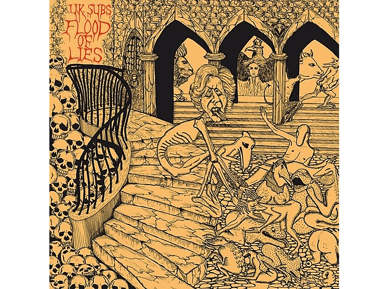 Uk Subs - Flood Of Lies (Ltd. yellow ochre vinyl) (Vinyl) von JUNGLE REC