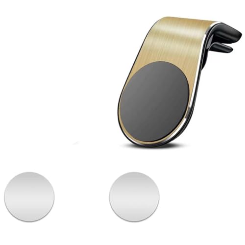 JUNHAIFA Handyhalterung Auto für VW Passat B8 Variant 2014-2024 (5-Türer Kombi), Magnet KFZ Handyhalterung L-förmige Autohalterung Auto Lüftung Handy Halter,Gold von JUNHAIFA