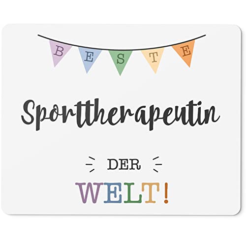 JUNIWORDS Mauspad Mousepad, Beste Sporttherapeutin der Welt (5720084) von JUNIWORDS