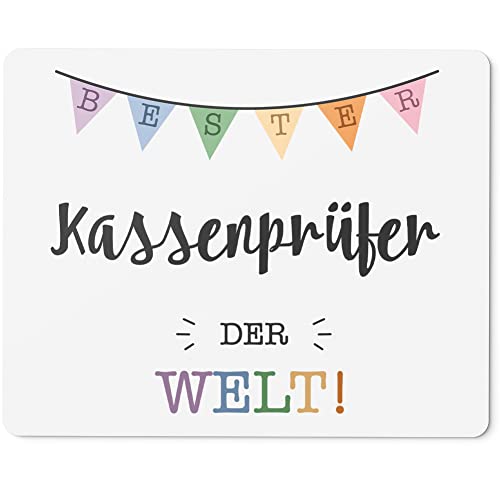 JUNIWORDS Mauspad Mousepad, Bester Kassenprüfer der Welt (5705675) von JUNIWORDS