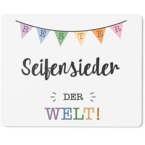 JUNIWORDS Mauspad Mousepad, Bester Seifensieder der Welt (5718988) von JUNIWORDS