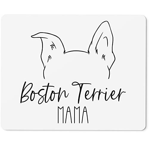 JUNIWORDS Mauspad Mousepad, Boston Terrier Mama (1008931) von JUNIWORDS