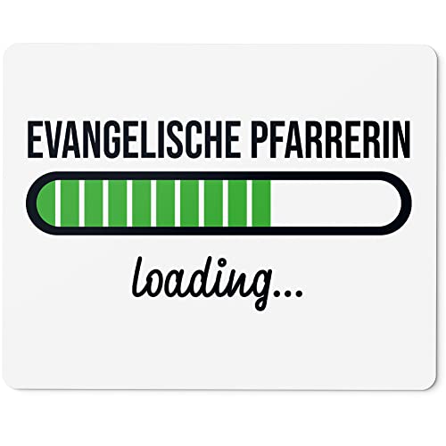 JUNIWORDS Mauspad Mousepad, Evangelische Pfarrerin Loading (6194247) von JUNIWORDS