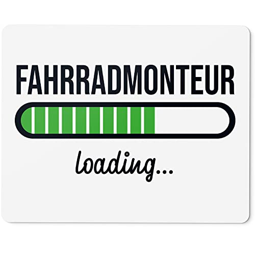 JUNIWORDS Mauspad Mousepad, Fahrradmonteur Loading (6194746) von JUNIWORDS