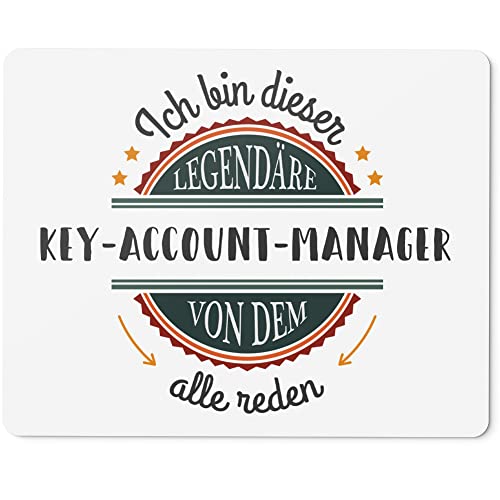 JUNIWORDS Mauspad Mousepad, Ich Bin Dieser legendäre Key-Account-Manager, von dem alle reden (5055002) von JUNIWORDS