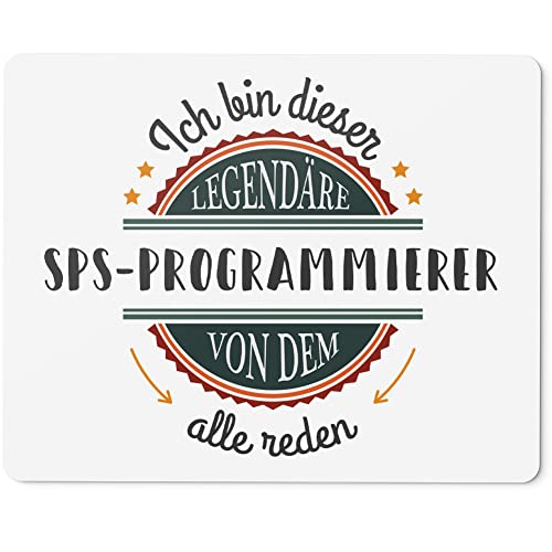 JUNIWORDS Mauspad Mousepad, Ich Bin Dieser legendäre SPS-Programmierer, von dem alle reden (5069129) von JUNIWORDS