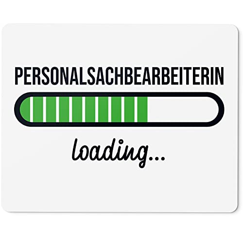 JUNIWORDS Mauspad Mousepad, Personalsachbearbeiterin Loading (6210884) von JUNIWORDS