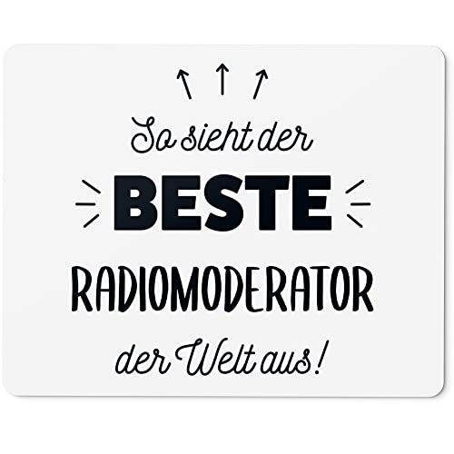 JUNIWORDS Mauspad Mousepad, So Sieht der Beste Radiomoderator der Welt aus! (5868617) von JUNIWORDS