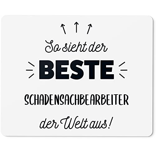 JUNIWORDS Mauspad Mousepad, So Sieht der Beste Schadensachbearbeiter der Welt aus! (5870399) von JUNIWORDS