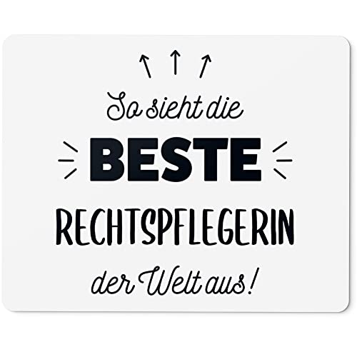 JUNIWORDS Mauspad Mousepad, So Sieht die Beste Rechtspflegerin der Welt aus! (5868950) von JUNIWORDS