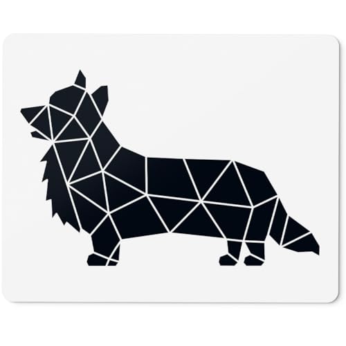 JUNIWORDS Mauspad Mousepad, Welsh Corgi, Origami-Stil (1010181) von JUNIWORDS