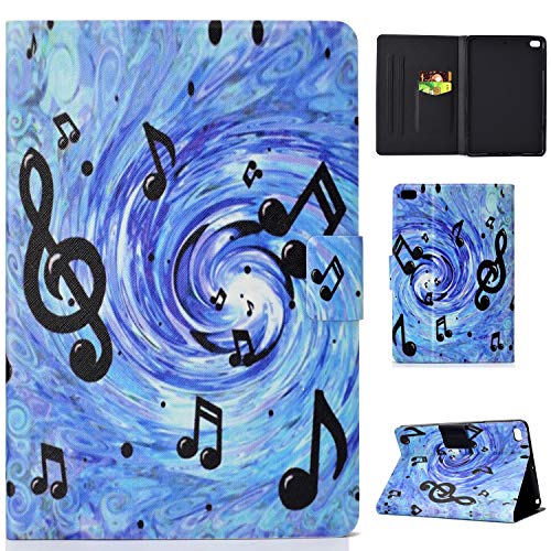 iPad Mini Hülle 7,9 Zoll Cute Patterns Multiple Angles Stand Schutzhülle mit Auto Sleep Wake für iPad Mini 5/4/3/2/1-Sheet Music von JUNJIU