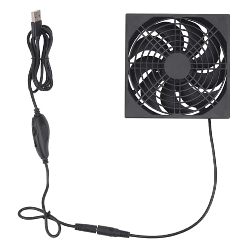 12 Cm Auspufflüfter 5V 0 2a U/Min USB Verstellbarer Speed Kühllüfter Mit Metal Guard Für TVS Box Router Kühler 12 Cm Auspufflüfter 5V 0 2a U/Min USB Verstellbarer Speed Kühllüfter Mit Metal Guard Für TVS Box Router Kühler von JUNNASALIKER