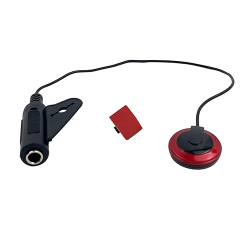 Folk Gitarren Pickup Sound Pickup Piezo Kontakte Mikrofon Pickup Für Folk Gitarre Ukulele 6.35 Mm Sockelloch von JUNNASALIKER