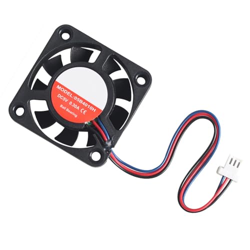 JUNNASALIKER 3D Druckerteil Für XL Hot End Teil Aktualisierte Kühlgebläse Lüfter 4010 X 40 X 10 Mm 5 V Kühler Kühler Für 3D Drucker JUNNASALIKER 3D Druckerteil Für XL Hot End Teil Aktualisierte Kühlgebläse Lüfter 4010 X 40 X 10 Mm 5 V Kühler Kühler Für 3D Drucker von JUNNASALIKER