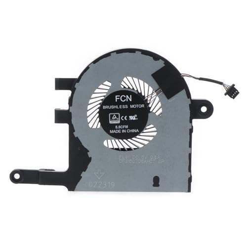 JUNNASALIKER Notebook Cooler Lüfter Mechanischer Laptop Kühler Für Dellinspiron 15 (5583) 0T82W1 T82W1 5V 0 5A 4Pin CPU Kühlungslüfter von JUNNASALIKER
