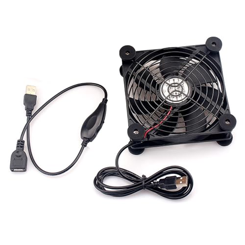 U/Min Router Cooling Lüfter Für Computer Cooler DC5V USB Power 12mm Lüfter Mit Multi Speed Controller U/Min Router Cooling Lüfter Für Computer Cooler DC5V USB Power 12mm Lüfter Mit Multi Speed Controller von JUNNASALIKER