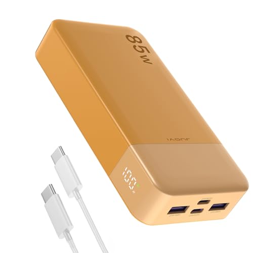 JUOVI Tragbare Powerbank (Orange, 85W) von JUOVI