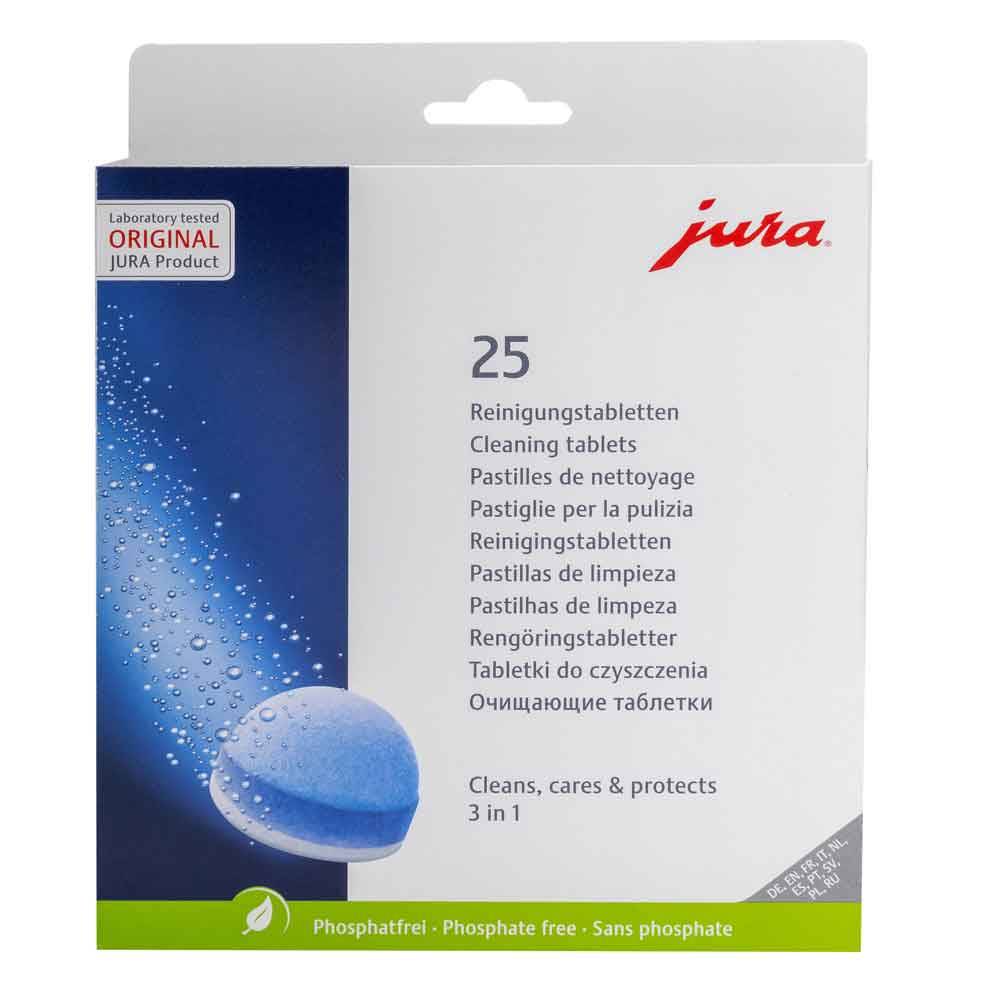 Jura 3-Phasen Reinigungstabletten Dose a 25 Stück 25045 Jura 3-Phasen Reinigungstabletten Dose a 25 Stück 25045 von JURA Gastro Vertriebs-GmbH
