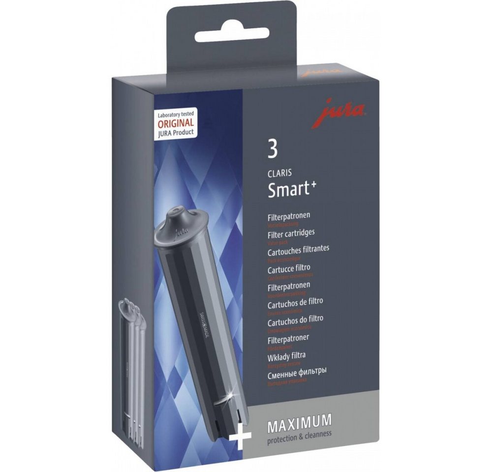 JURA Naturheilmittel JURA CLARIS Smart + 3er Set Zubehör für Kaffee- und Espresso Elektro-Kabel, Filterpatrone, Automatische Filtererkennung JURA Naturheilmittel JURA CLARIS Smart + 3er Set Zubehör für Kaffee- und Espresso Elektro-Kabel, Filterpatrone, Automatische Filtererkennung von JURA Naturheilmittel