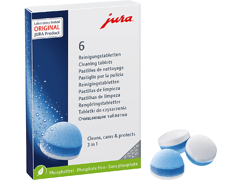 JURA 24225 3-Phasen-Reinigungstabletten Blau/Weiß JURA 24225 3-Phasen-Reinigungstabletten Blau/Weiß von JURA