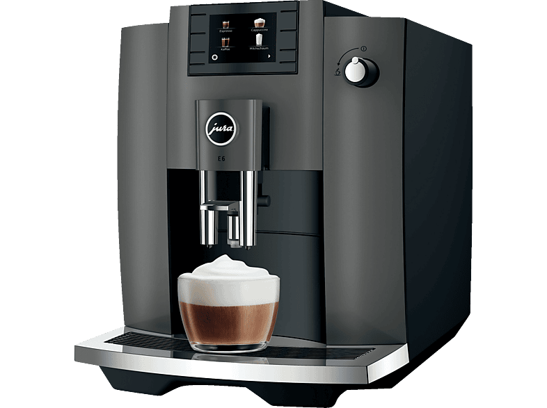 JURA E6 (EC) Kaffeevollautomat Dark Inox von JURA