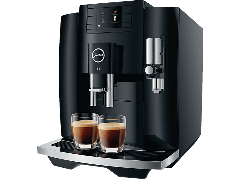 JURA E8 (EB) Kaffeevollautomat Piano Black von JURA