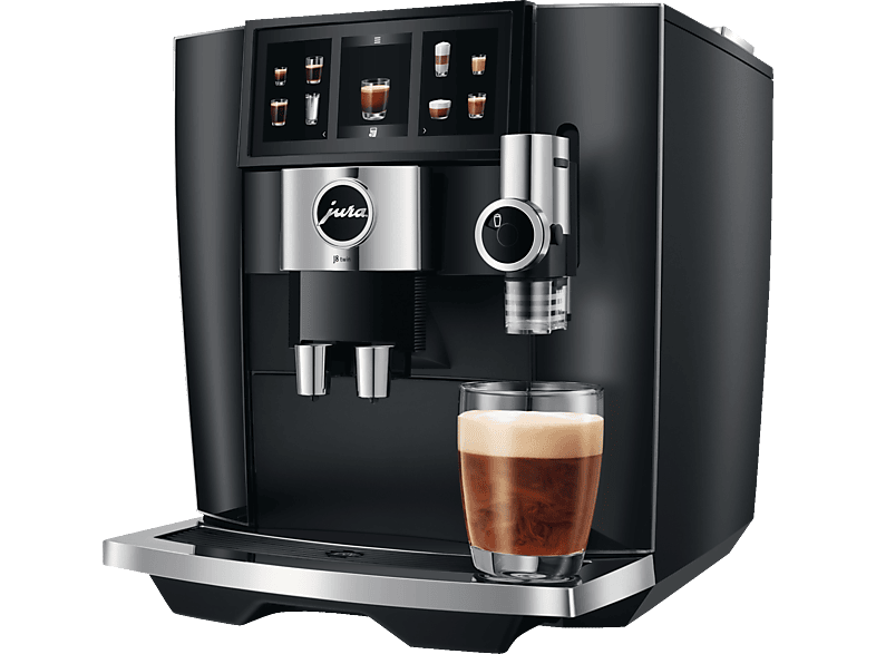 JURA J8 twin (EA) Kaffeevollautomat Diamond Black von JURA