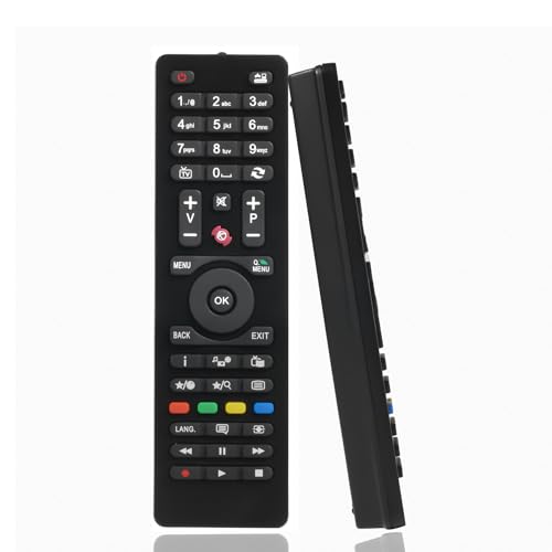 RC4875/RC4870 Fernbedienung Ersatz fit für Telefunken TV, Keine Einrichtung erforderlich Telefunken TV Fernbedienung Ersatz für L24H180M3 D32H278R3 TFL49DFHD03B D40U300M4C von JUSFURLIFE