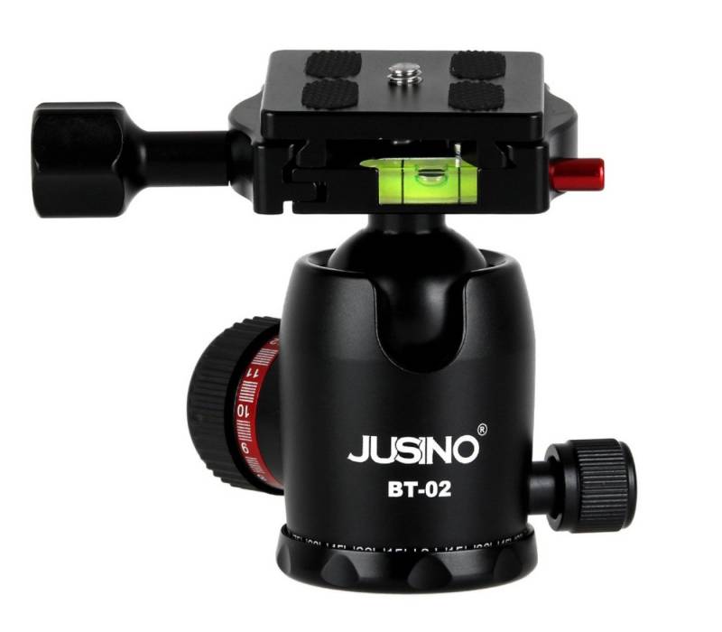 JUSINO Kugelkopf JUSINO BT-02 Sehr stabiler Kugelkopf Stativkopf, Aluminium schwarz von JUSINO