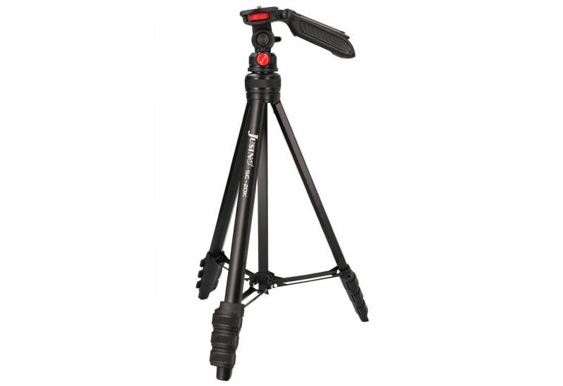 JUSINO leichtes Traveller Stativ 4 Segmente 139cm Aluminium Dreibeinstativ von JUSINO