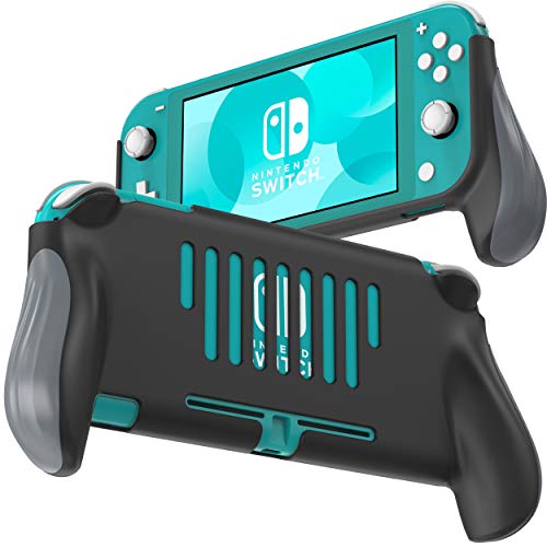 JUSPRO Griff kompatibel mit Nintendo Switch Lite, ergonomischer Komfort, Handheld-Schutzhülle, tragbare Abdeckung, Zubehör für Nintendo Switch Lite JUSPRO Griff kompatibel mit Nintendo Switch Lite, ergonomischer Komfort, Handheld-Schutzhülle, tragbare Abdeckung, Zubehör für Nintendo Switch Lite von JUSPRO