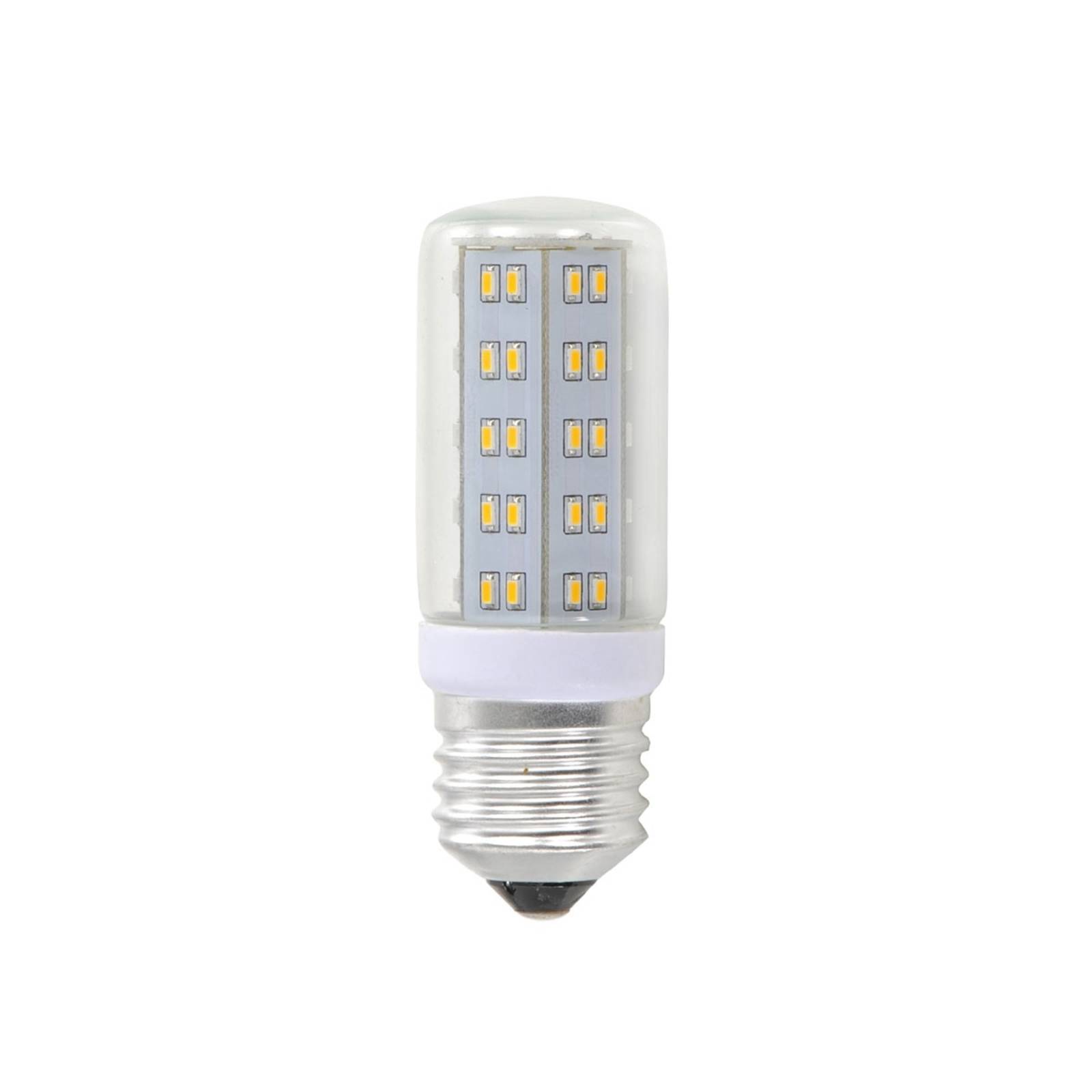 E27 4W LED-Lampe in Röhrenform klar mit 69 LEDs von JUST LIGHT.