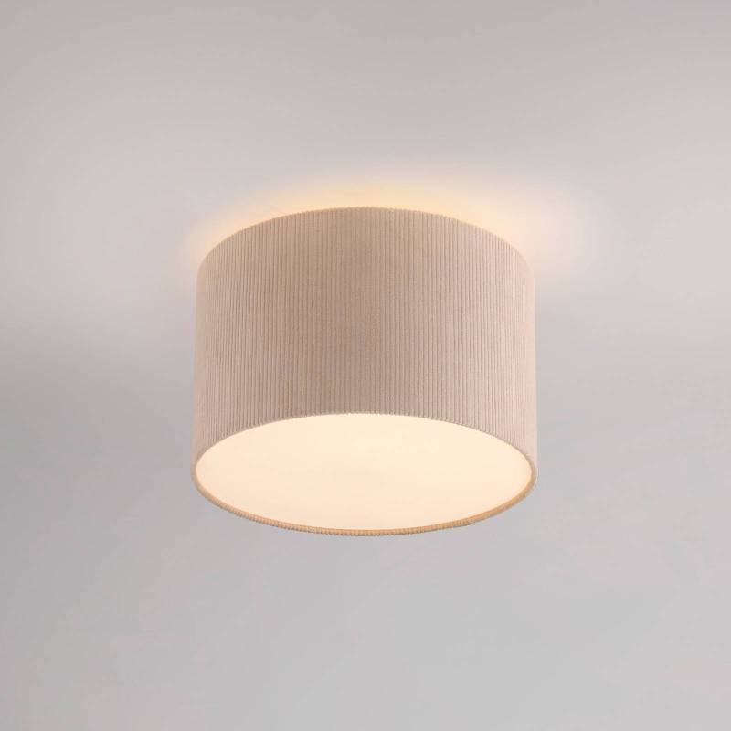 JUST LIGHT. Deckenleuchte Green Duro, Textil, beige von JUST LIGHT.