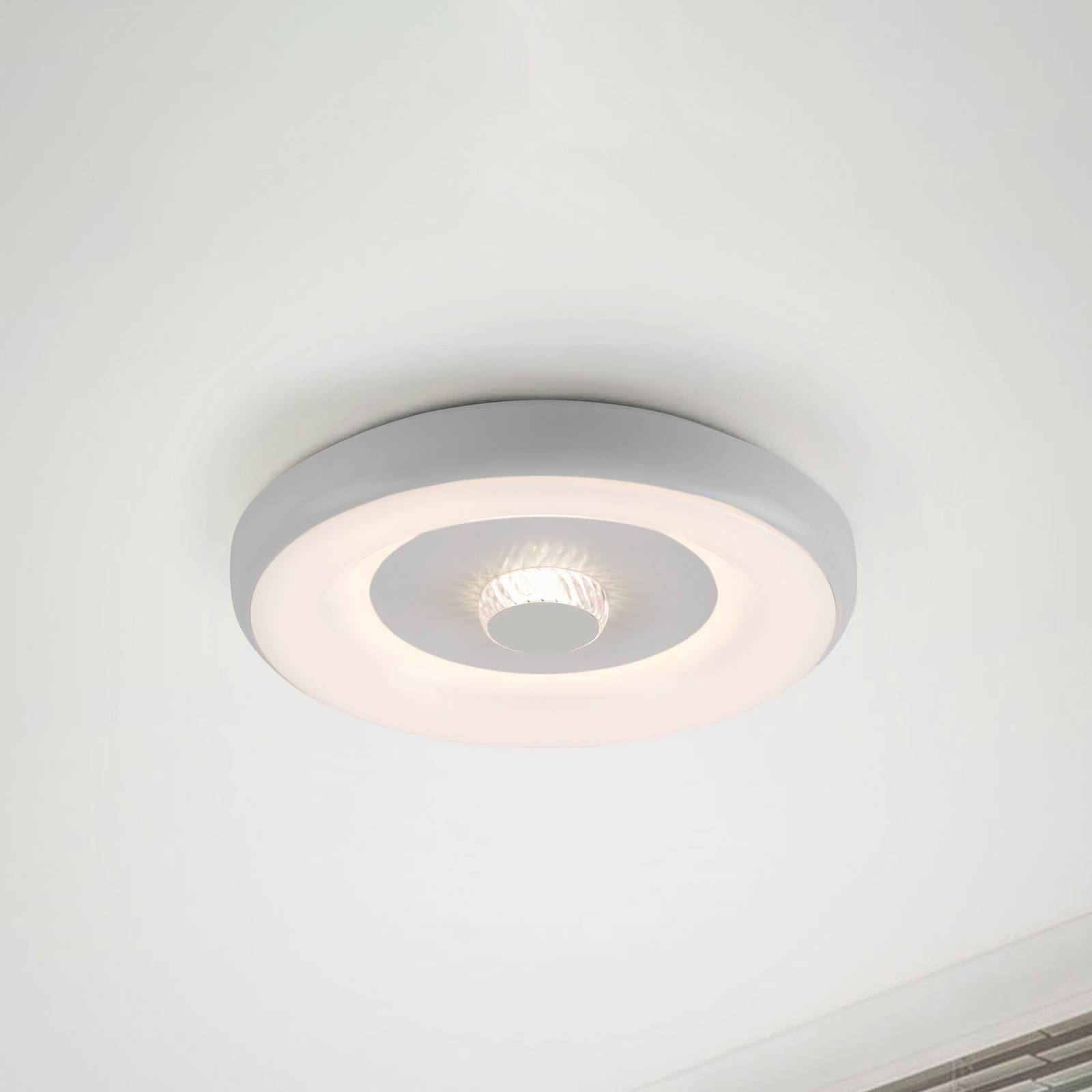 JUST LIGHT. LED-Deckenleuchte LOLAsmart Vertigo, weiß JUST LIGHT. LED-Deckenleuchte LOLAsmart Vertigo, weiß von JUST LIGHT.