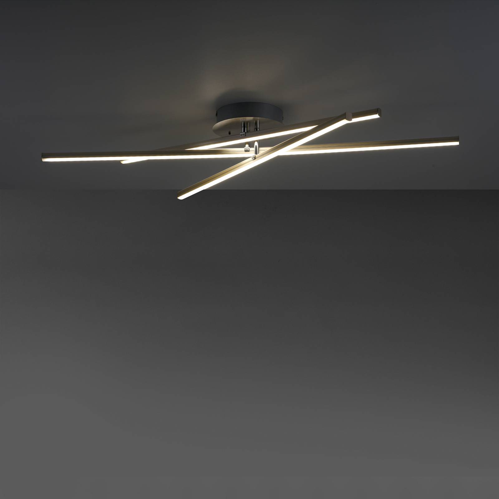 LED-Deckenlampe Alina mit RGB-Ambilight, dimmbar LED-Deckenlampe Alina mit RGB-Ambilight, dimmbar von JUST LIGHT.