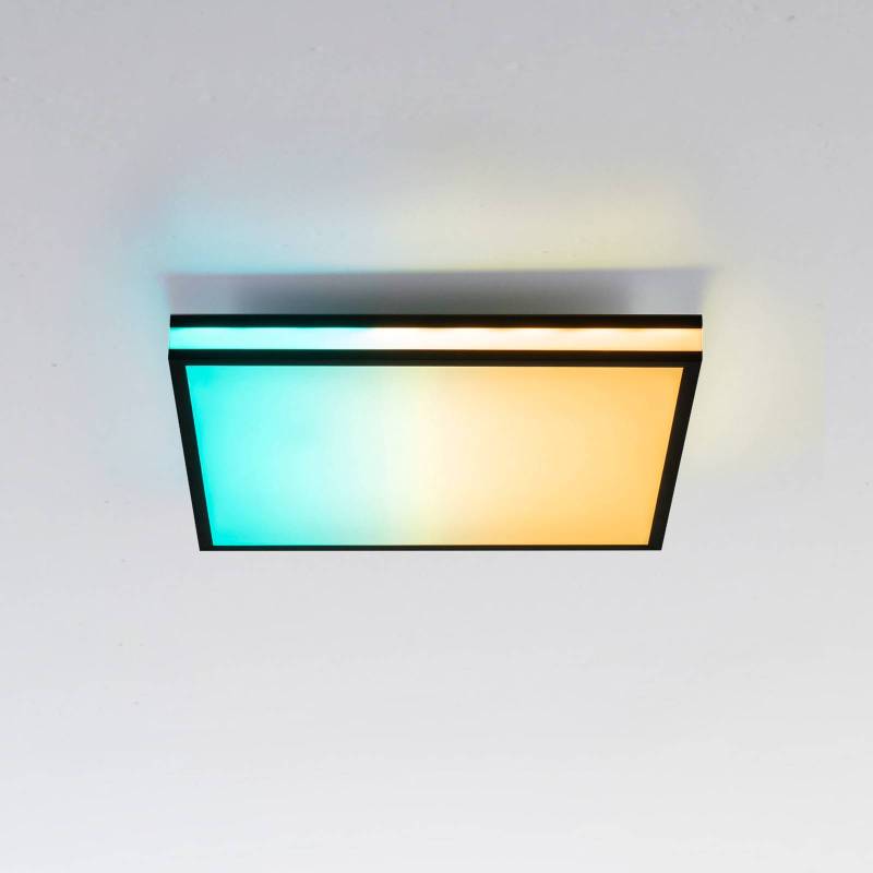 LED-Deckenlampe Mario, CTT, RGB, 45x45cm, schwarz von JUST LIGHT.