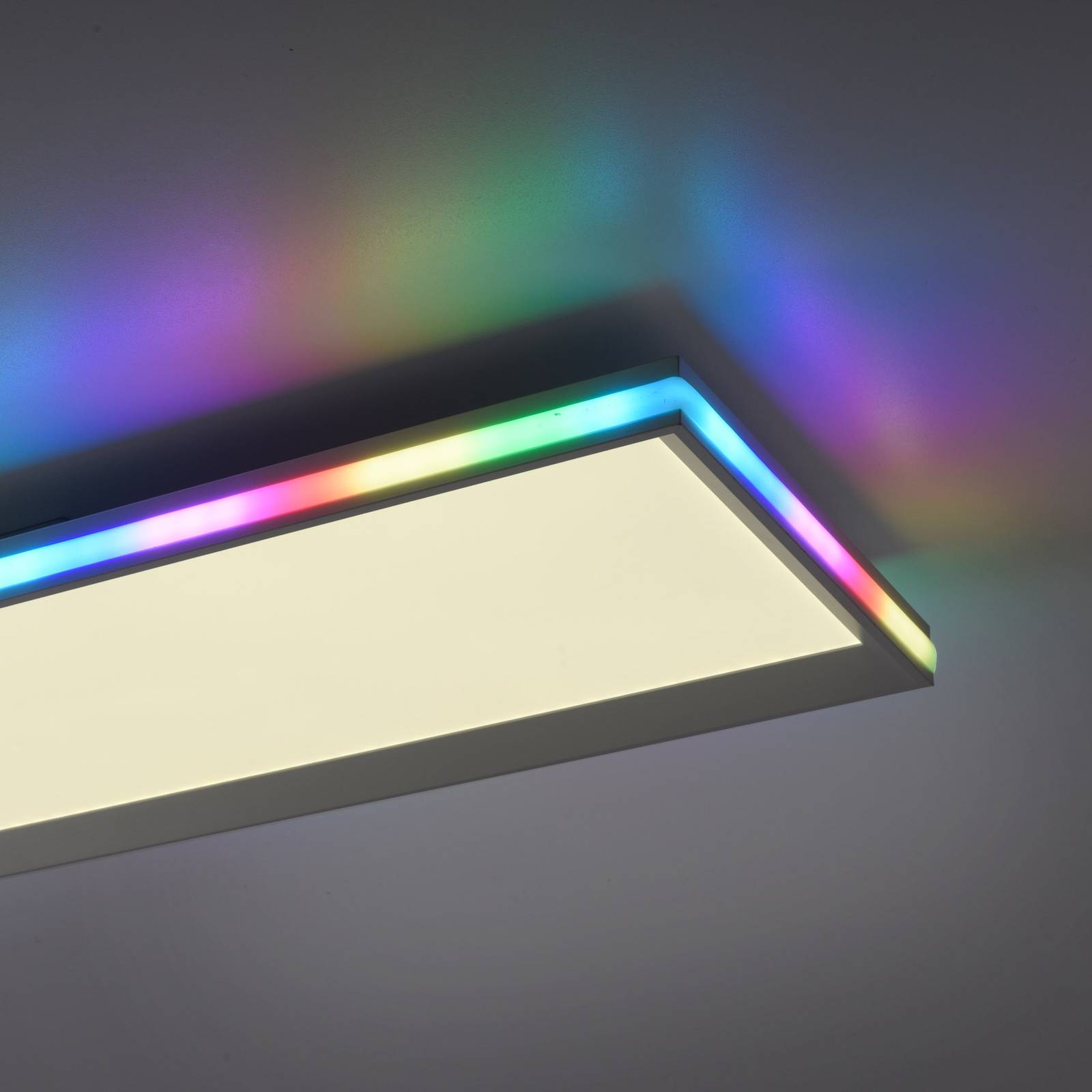 LED-Deckenleuchte Galactica, CCT, RGB 100x25cm LED-Deckenleuchte Galactica, CCT, RGB 100x25cm von JUST LIGHT.